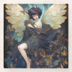 Fairy Girl Fantasy Art Glasuntersetzer