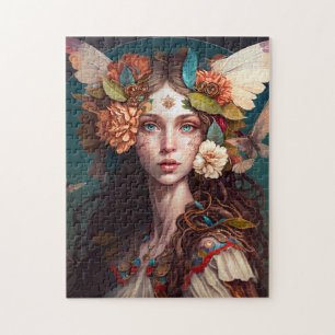 Fairy Girl Fantasy Art Jigsaw Puzzle