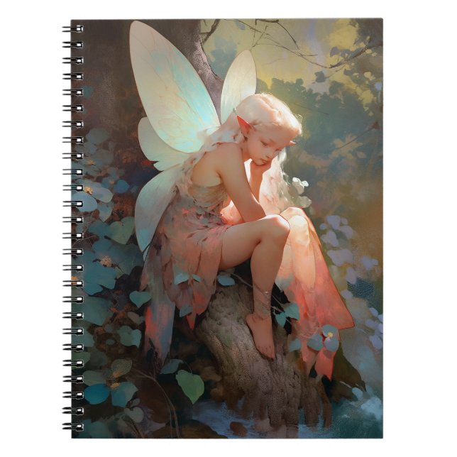 Fairy Girl Fantasy Art Notizblock (Vorderseite)