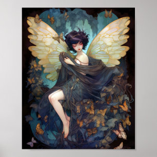 Fairy Girl Fantasy Art Poster
