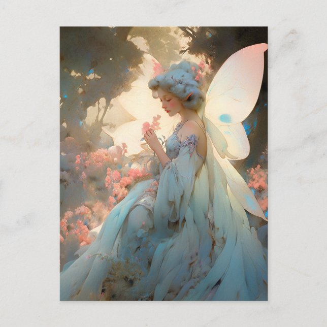 Fairy Girl Fantasy Art Postkarte (Vorderseite)