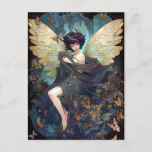 Fairy Girl Fantasy Art Postkarte