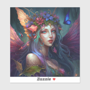 Fairy Girl Fantasy Art Sticker