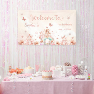 Fairy Girl Rainbow Magic Teapot Geburtstag Banner