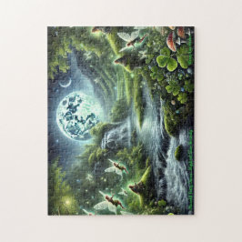 Fairy Glen Puzzle, Ätherische Feen Irische Szene Puzzle