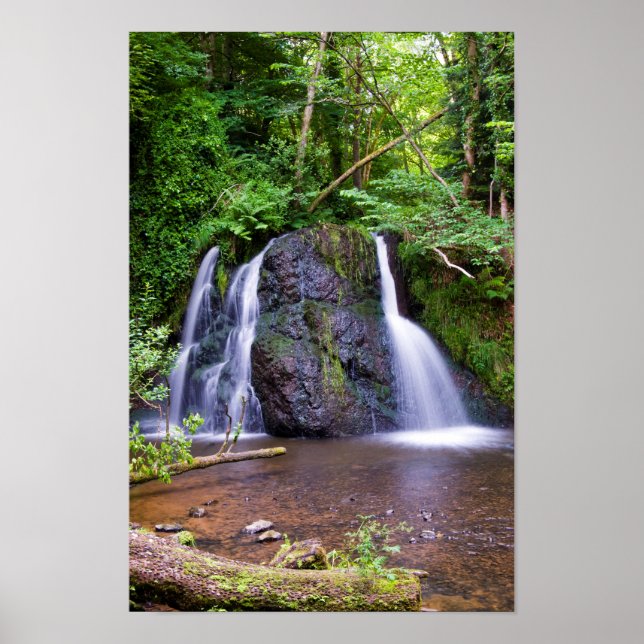 Fairy Glen Wasserfall, Rosemarkie, Schottland Post Poster (Vorne)