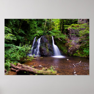 Fairy Glen Wasserfall, Rosemarkie, Schottland Post Poster