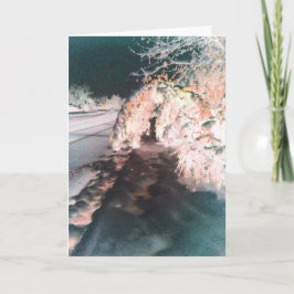 Fairy Glow Orange Grußkarte Karte