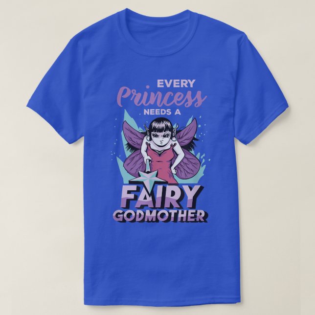 Fairy Godmutter für Coole Prinzessin präsent T-Shirt (Design vorne)