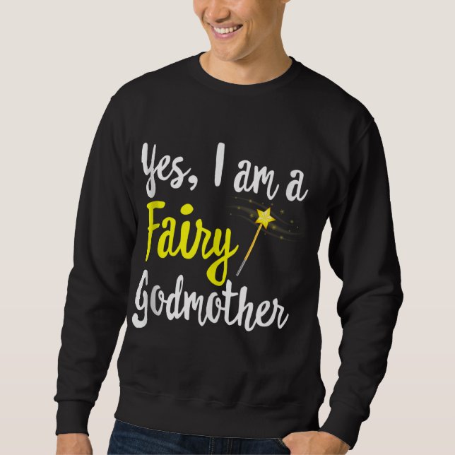 Fairy Godmutter Magic Wand Funny Mama Mama - mein  Sweatshirt (Vorderseite)