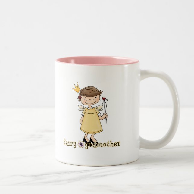 Fairy Godmutter Zweifarbige Tasse (Rechts)