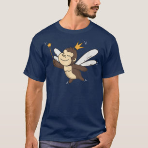 Fairy Gorilla Wildlife Mystical Animal Gorilla Fai T-Shirt