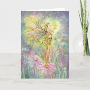 Fairy Greeting Card Golden Star Karte