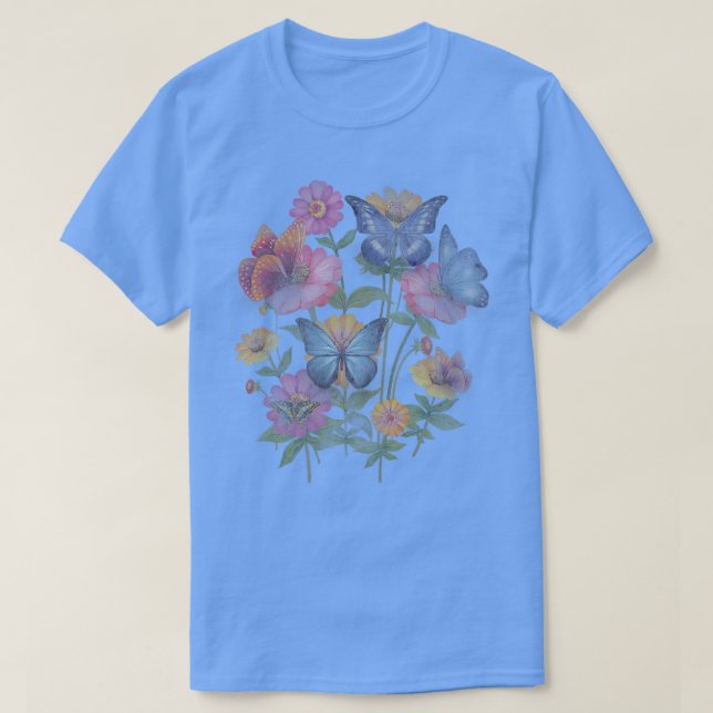 Fairy Grunge Butterfly Fairycore Ästhetische Goth  T-Shirt (Design vorne)