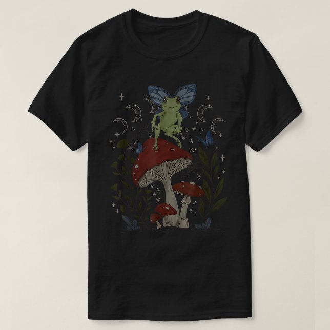 Fairy Grunge Fairycore Ästhetischer Froschtraum Da T-Shirt (Design vorne)