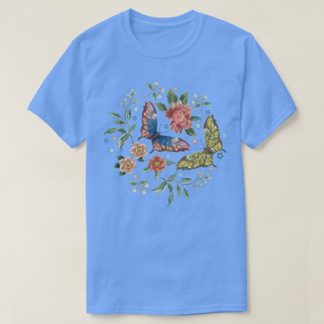 Fairy Grunge Fairycore Goth Butterfly Cotattcore T-Shirt (Design vorne)
