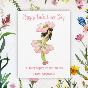 Fairy Happy We're Friends Kids Valentinstag