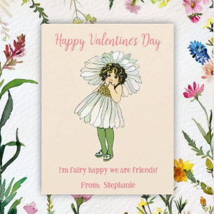 Fairy Happy We're Friends Kids Valentinstag