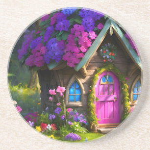 Fairy House Getränkeuntersetzer