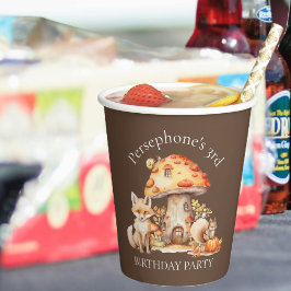 Fairy House Woodland Creative Birthday Party Pappbecher