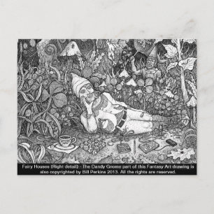 Fairy Houses Postcard #3 Postkarte