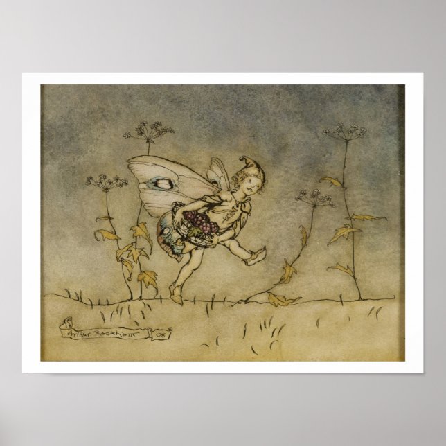 Fairy, Illustration von "A Midsommer Night's Drea Poster (Vorne)