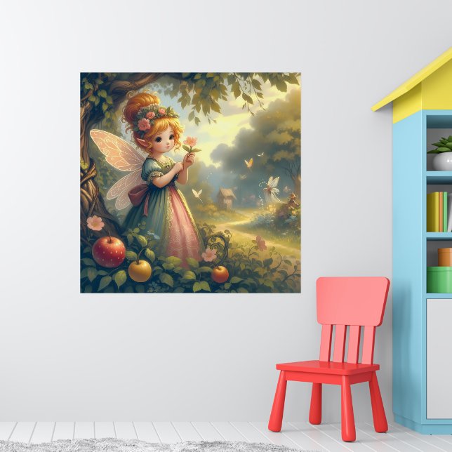 Fairy im Garten Poster (Kinderzimmer 1)
