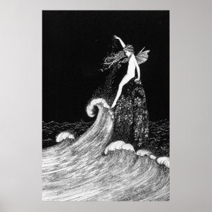 Fairy in Fairyland Vintag Art Poster