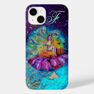 FAIRY IN THE NIGHT Blue Aquamarin Monogram Case-Mate iPhone Hülle