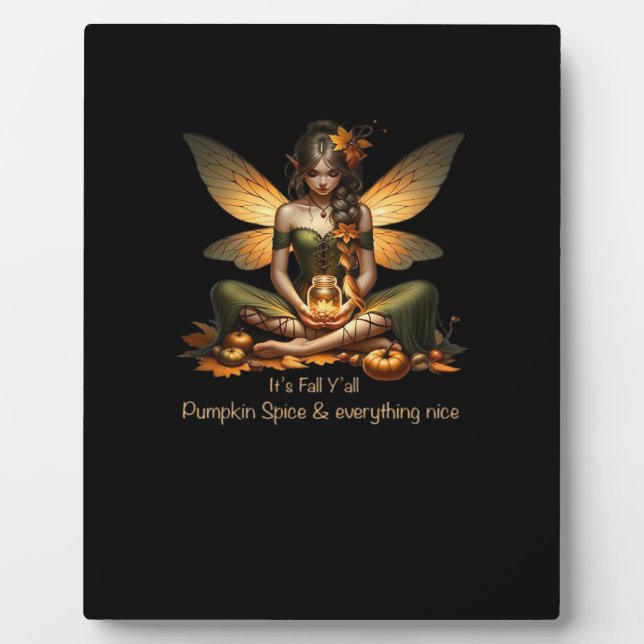 Fairy It's Fall Y’all Fotoplatte (Vorderseite)