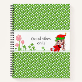 Fairy & Jade Tree Green Blätter Notebook Notizbuch