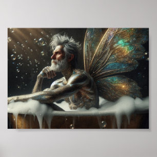 Fairy King nimmt ein Bad Poster