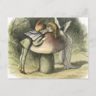 Fairy Kiss in Fairyland 1870 Postkarte