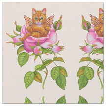 Fairy Kitten Ruhen in Rose