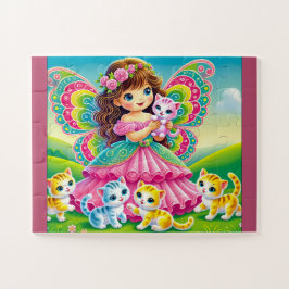 "FAIRY & KITTENS" JIGSAW PUZZLE