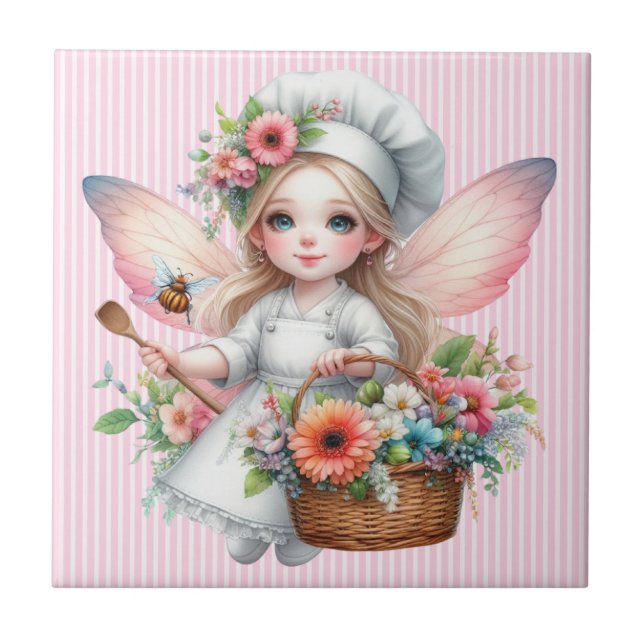 Fairy Koch Keramik Tile Fliese (Vorderseite)