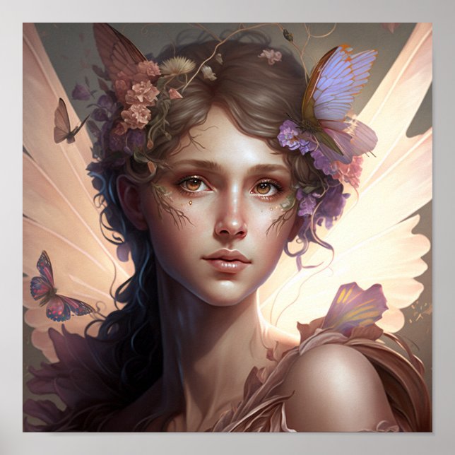 Fairy Lady Fantasy Art Poster (Vorne)