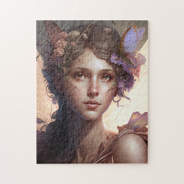 Fairy Lady Fantasy Art Puzzle (Vertikal)