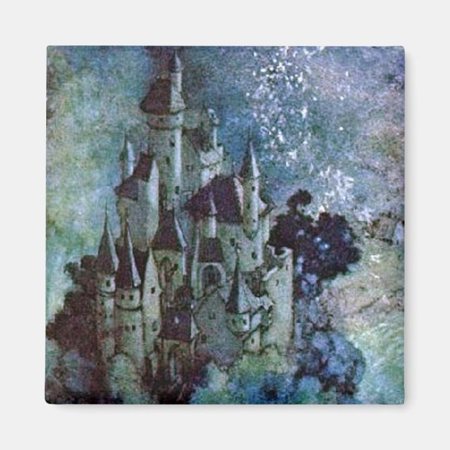 Fairy Land Castle von Edmund Dulac Magnet (Vorne)