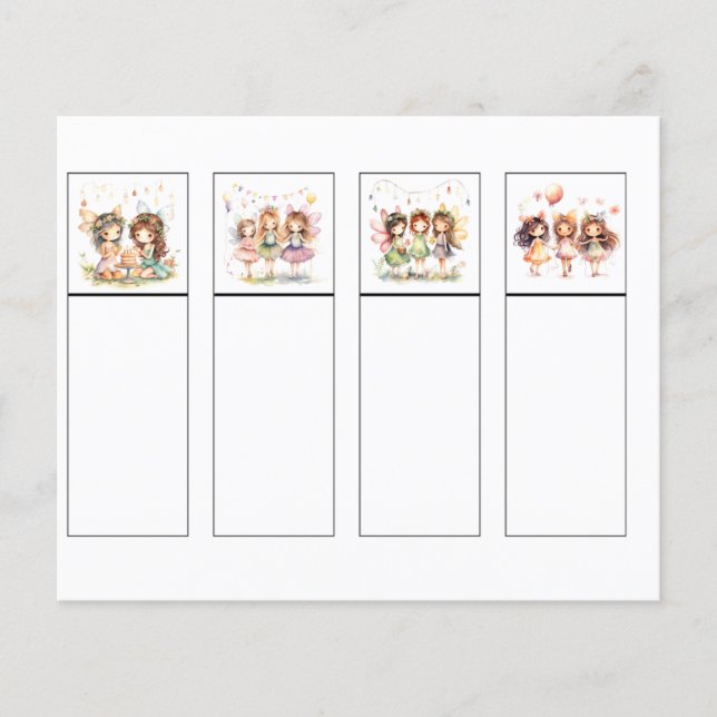 Fairy Lesezeichens Set 2 (Vorderseite)