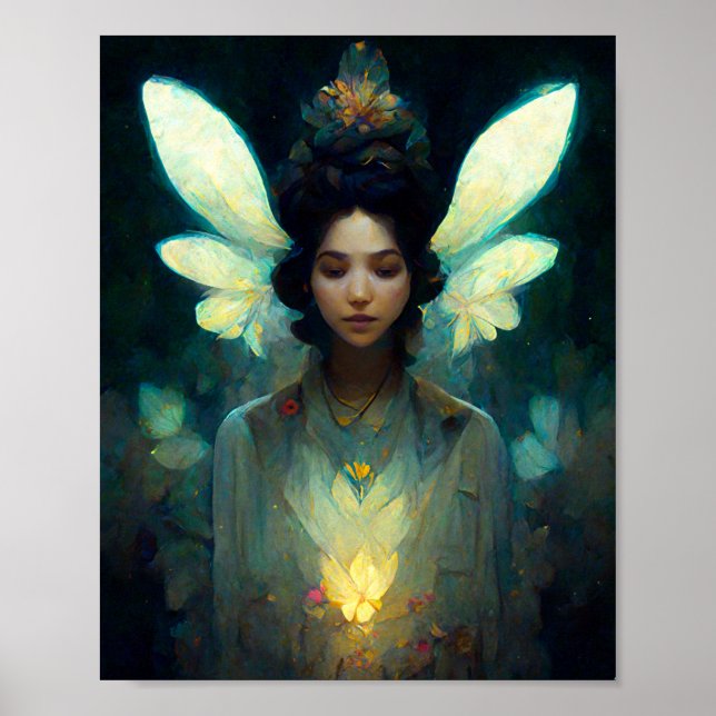 Fairy Light Fantasy Art Poster (Vorne)