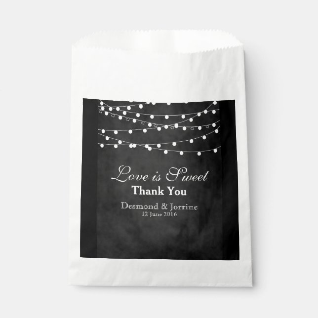 Fairy Lights & Hearts Fevor Bag Geschenktütchen (Vorderseite)