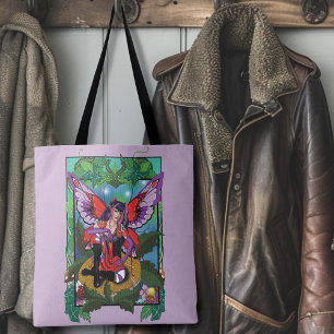 Fairy Lila Red Mushroom Gothic