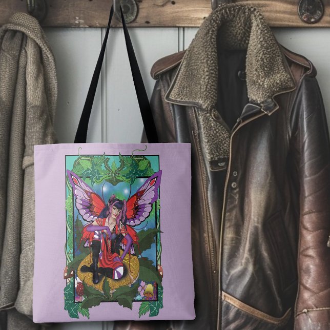 Fairy Lila Red Mushroom Gothic (Von Creator hochgeladen)