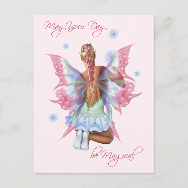 Fairy Magic Postcard Postkarte (Vorderseite)