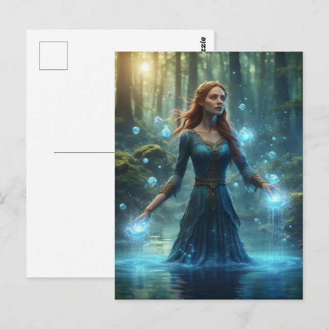 Fairy Magic Poster Postkarte (Vorne/Hinten)