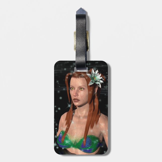 Fairy Mermaid Gepäckanhänger (Rückseite vertikal)