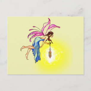 Fairy mit Lantern Postkarte