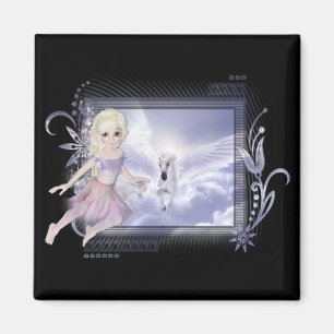 Fairy mit Unicorn D2 Designs Magnet
