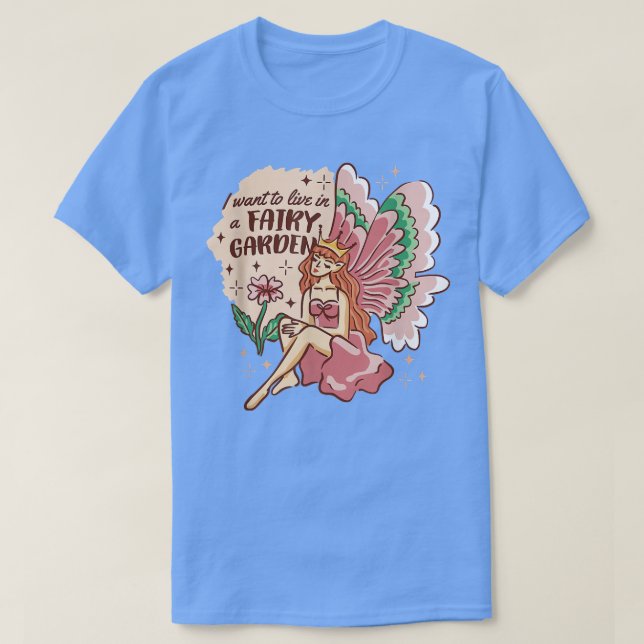 Fairy mit Wings Funny T-Shirt (Design vorne)